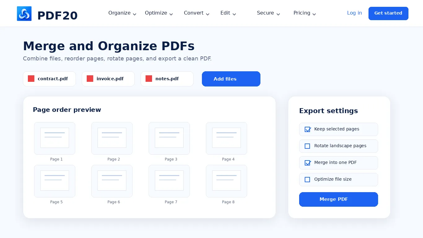 PDF20 Desktop App for Windows screenshot 4