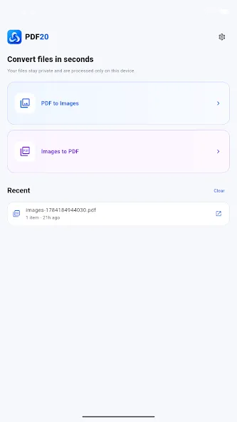 PDF20 Android app screenshot 5